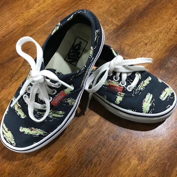 Vans Other - Vans Little Boys 13 Navy Alligator Navy Shoes